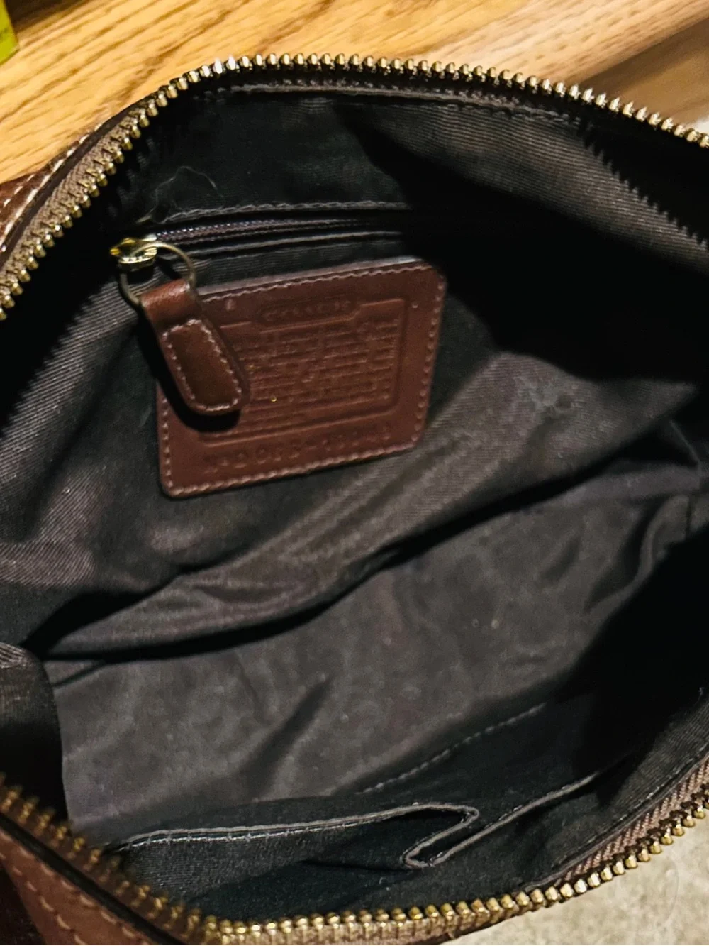 Coach Brown Leather Hobo Shoulder Bag - Picture 8 of 14